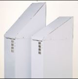 ShelvMaster / BrownBuilt Lockers. Sloping top to facilitate cleaning or stop storage on top of lockers.