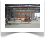 Before the pallet racking was secured to the ground, a trial run of the forklift was conducted by the client. Of couse the trial was a success.