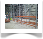 One by one, each upright foot, front and rear is precisely leveled and secured to the ground.