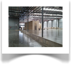 The warehouse being so large, it was divided into 2 levels. Both levels were filled with static shelving.