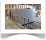 A small section of otherwise un-useable space was filled with a High Security 'B' Class rolling filing system.